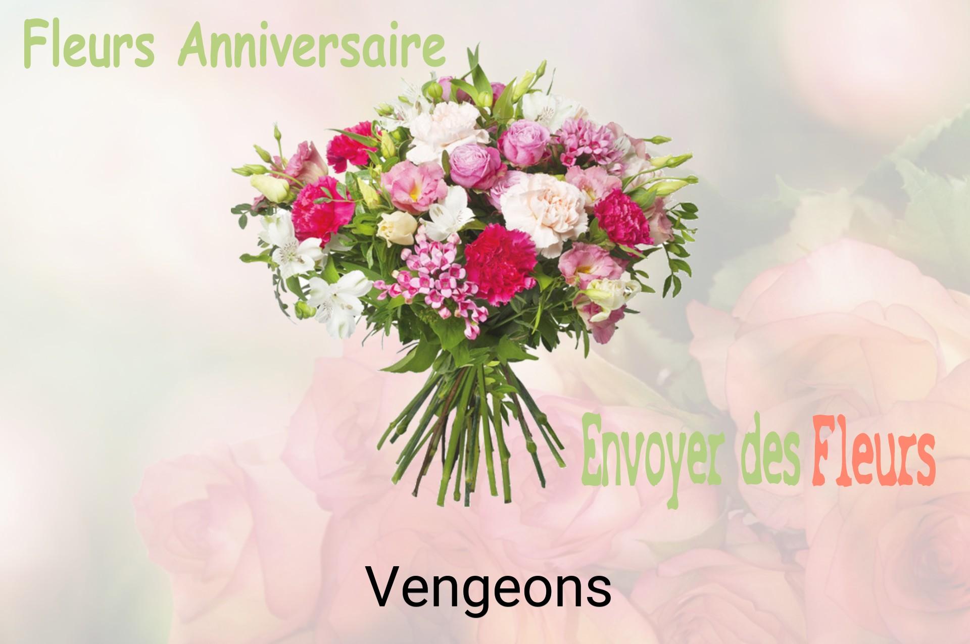 Bouquet de fleurs d’anniversaire livré à Vengeons
