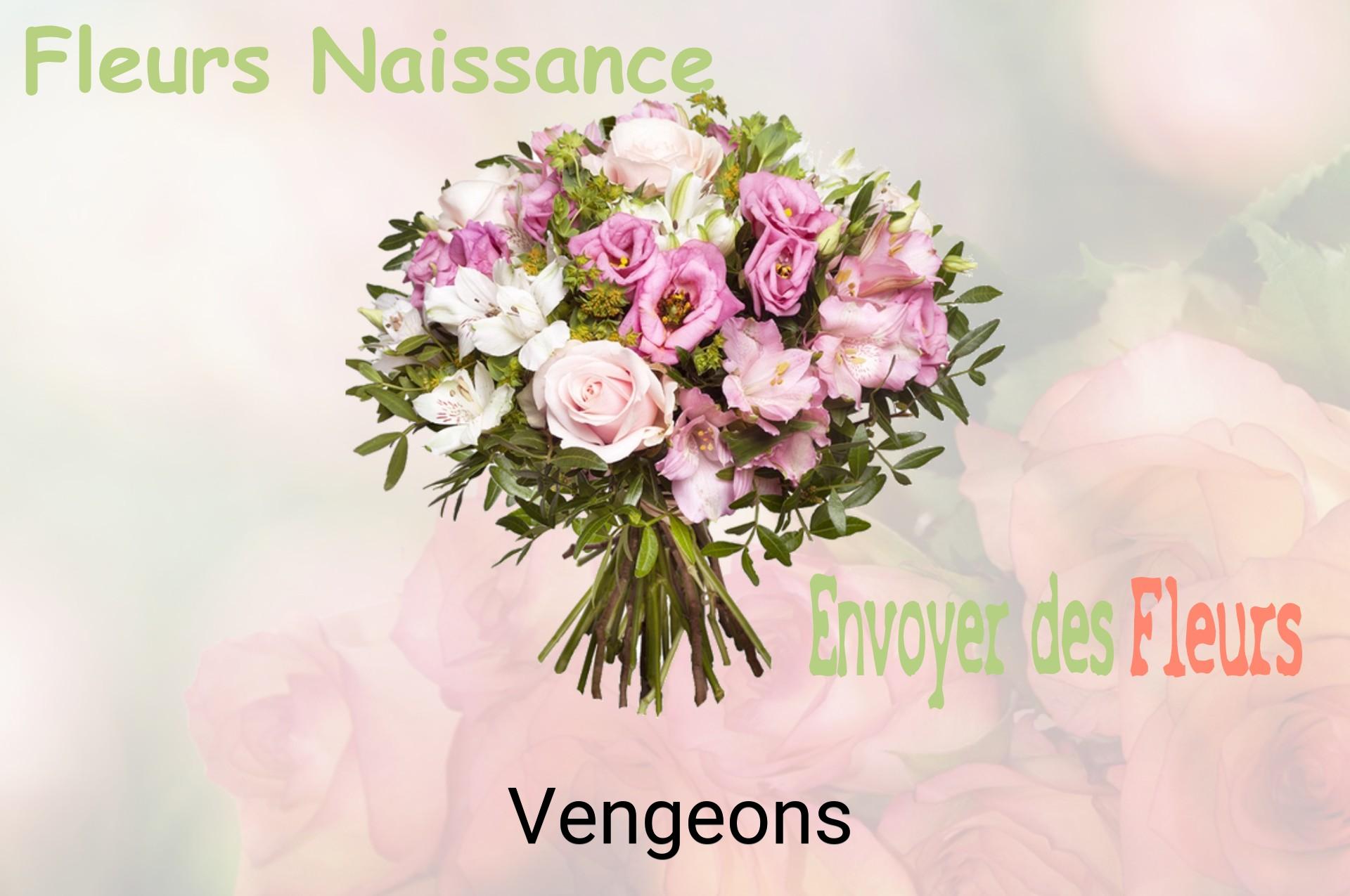 Bouquet de fleurs de naissance livré à Vengeons